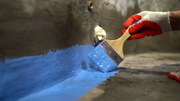 Commercial Waterproofing project at a Dublin, IN business property by SJ Waterproofing Pros